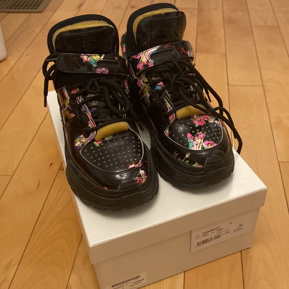 Maison Margiela kawaii print retro trainers size 37.5 - Picture 5 of 9